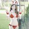 Oil “Santa Girl”  Santy Christmas lookbook