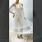 SOLD. Long Vintage double chiffon white nightgown