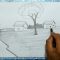 Drawing A Beautiful Hut In An Empty Field// Pencil Art // Art Pencil Drawing By Mina//