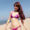 Top Triangle Bikini Bathing Suit (Purple Bikini Fashion)